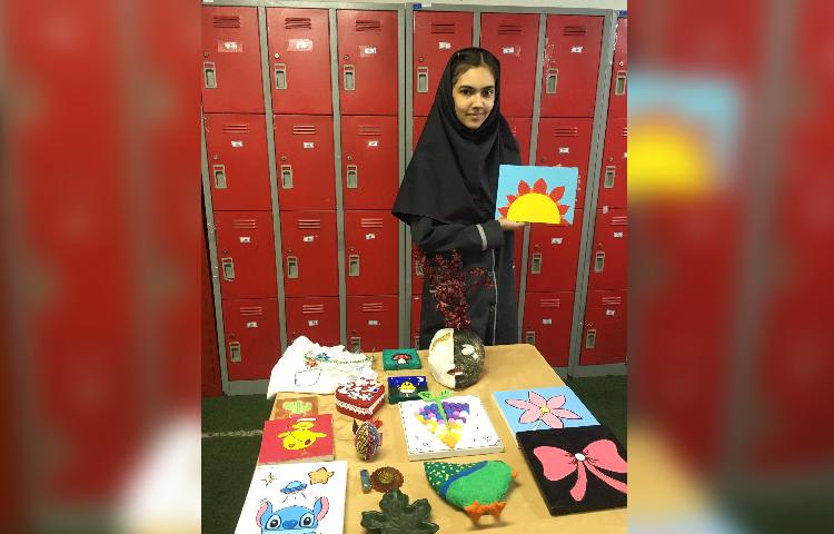 برگزاری نمایشگاه آثار هنری پایه هشتم و نهم 2