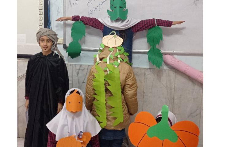 برگزاری نمایش کلاسی دانش آموزان خلاق پنجم دبستان دخترانه پرتوعلوی شیراز
