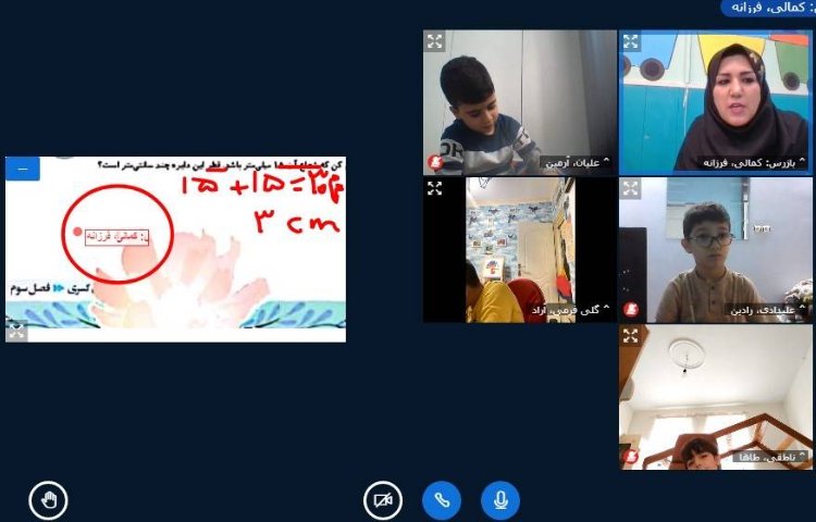 :برگزاری و پشتیبانی کلاس های آنلاین با با حضور پسرهای پر انرژی علوی 7