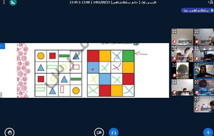 :برگزاری و پشتیبانی کلاس های آنلاین با با حضور پسرهای پر انرژی علوی 8