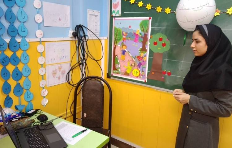 :برگزاری کلاسهای آنلاین با حضور پسرهای عزیز و معلمان خلاق 7