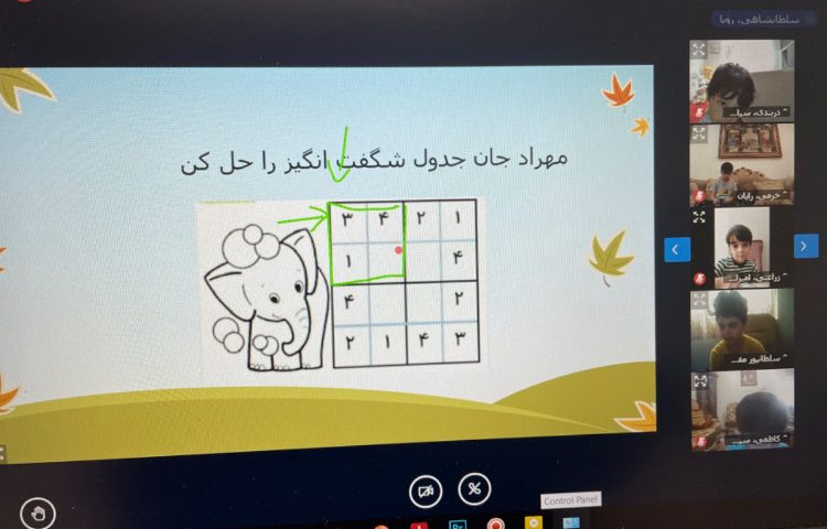 :برگزاری کلاسهای آنلاین 12