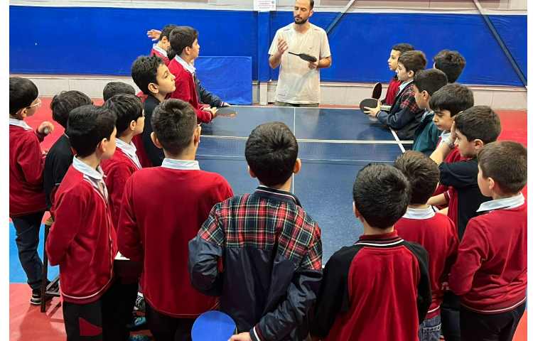برگزاری کلاس آموزش پینگ پنگ