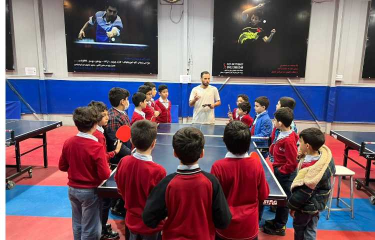 برگزاری کلاس آموزش پینگ پنگ