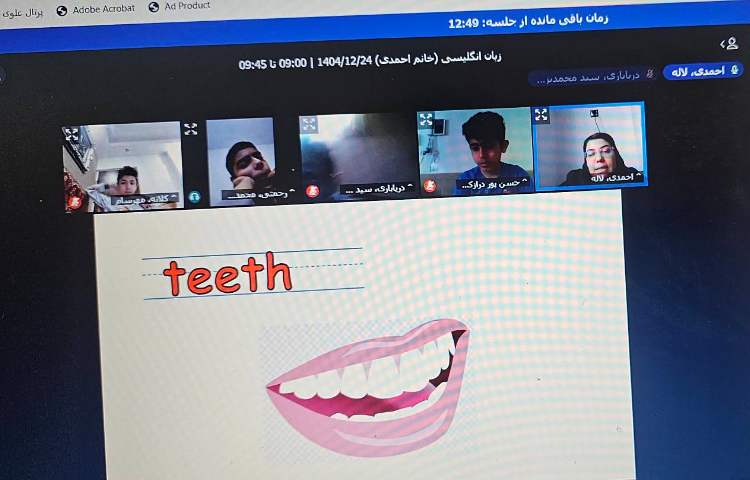 برگزاری کلاس آنلاین زبان انگلیسی 11