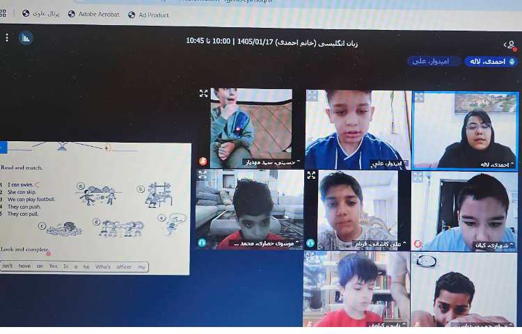 برگزاری کلاس آنلاین زبان انگلیسی 15