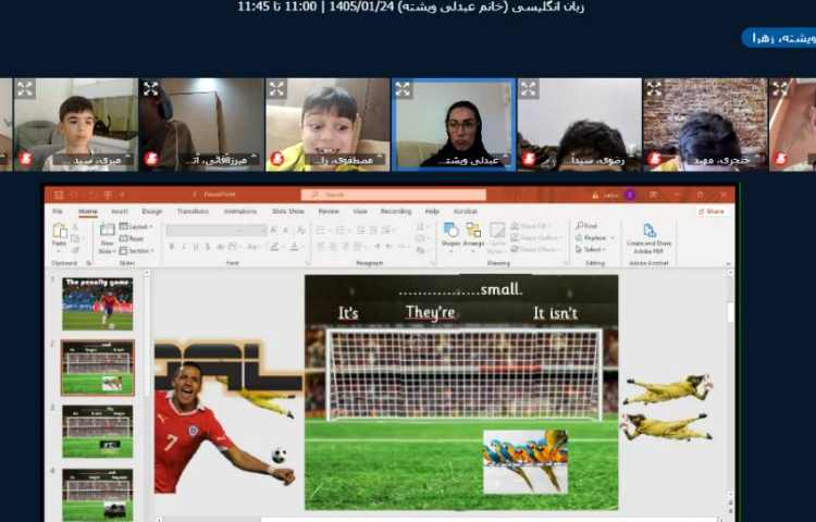 برگزاری کلاس آنلاین زبان انگلیسی 19