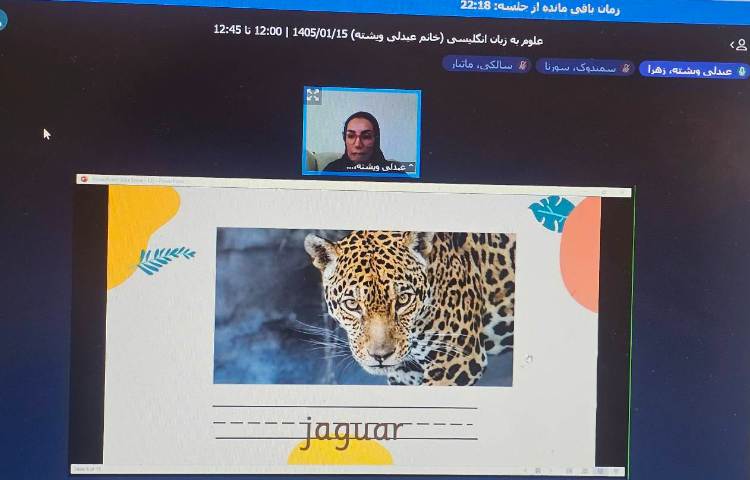 برگزاری کلاس آنلاین زبان انگلیسی 22