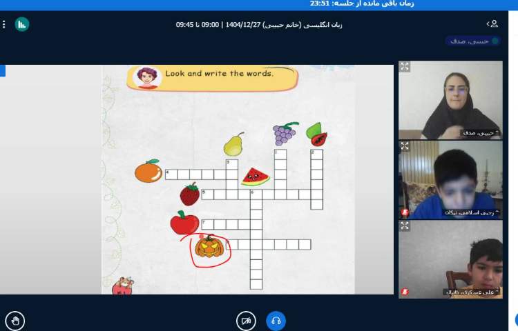 برگزاری کلاس آنلاین زبان انگلیسی 25