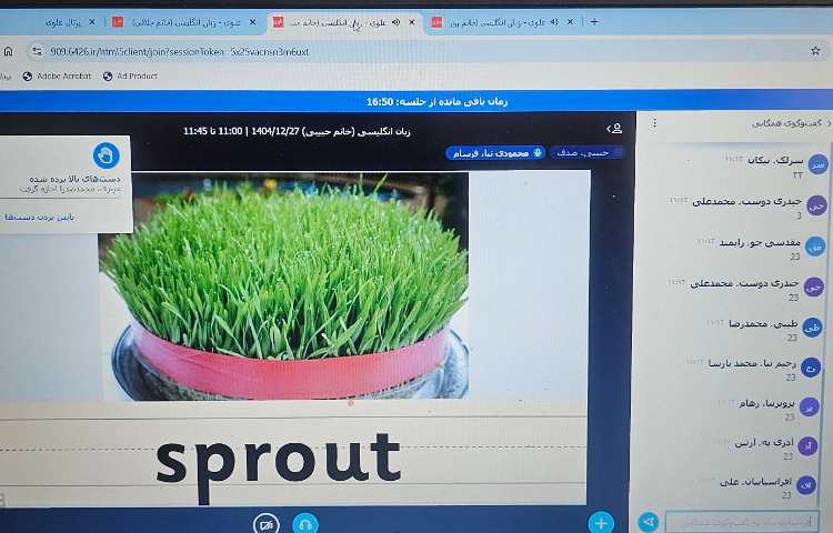 برگزاری کلاس آنلاین زبان انگلیسی 28