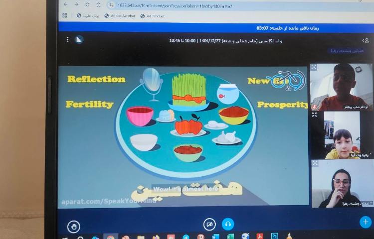 برگزاری کلاس آنلاین زبان انگلیسی 7