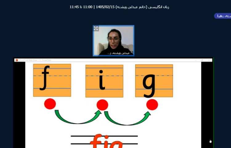 برگزاری کلاس آنلاین زبان انگلیسی 7