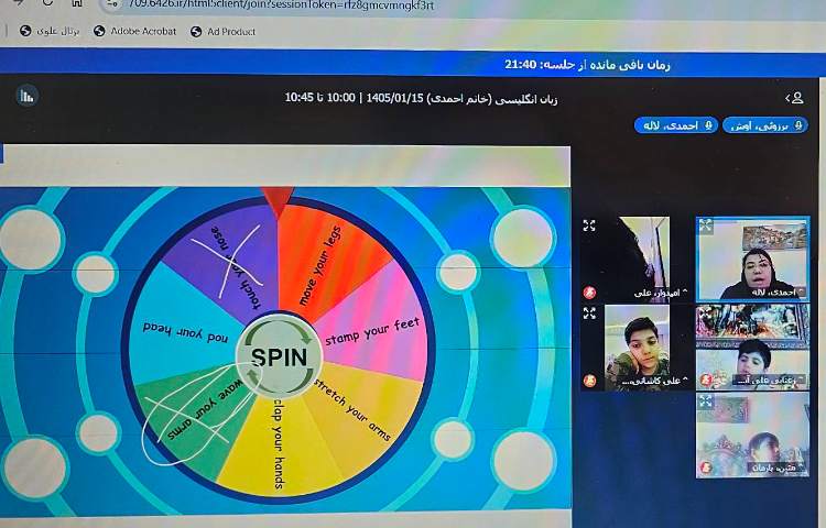 برگزاری کلاس آنلاین زبان انگلیسی 9