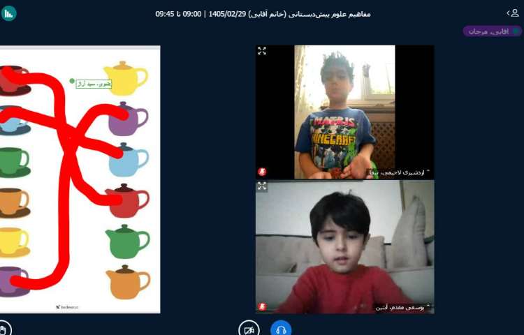 برگزاری کلاس آنلاین 1