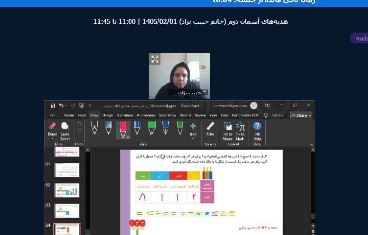 برگزاری کلاس آنلاین 10