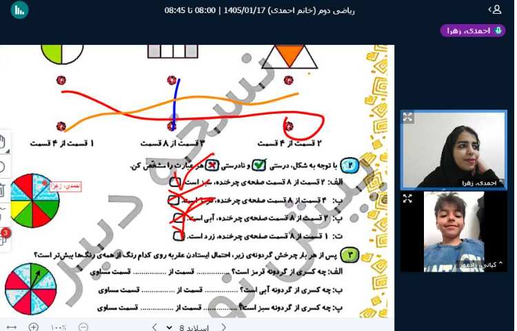برگزاری کلاس آنلاین 12