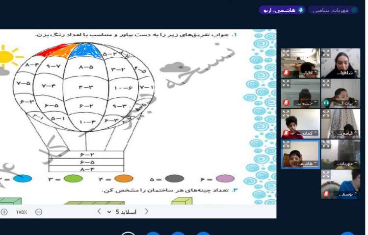 برگزاری کلاس آنلاین 12