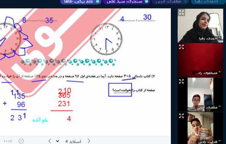 برگزاری کلاس آنلاین 14