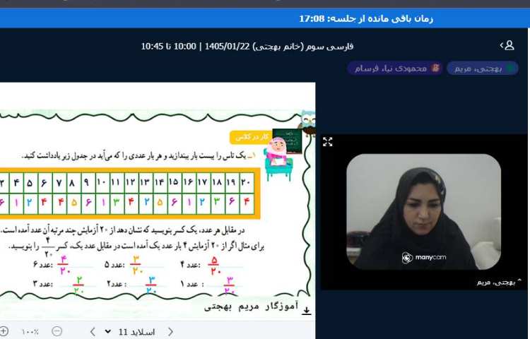 برگزاری کلاس آنلاین 15