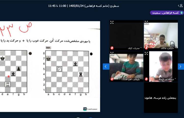 برگزاری کلاس آنلاین 15
