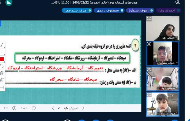 برگزاری کلاس آنلاین 16