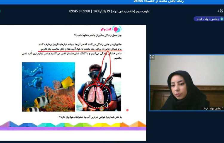 برگزاری کلاس آنلاین 21
