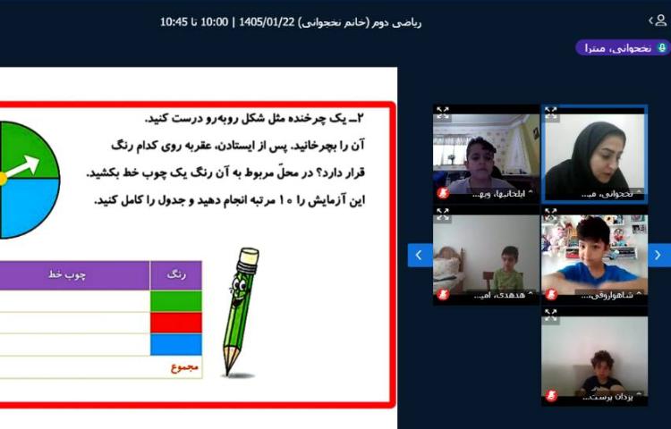 برگزاری کلاس آنلاین 6