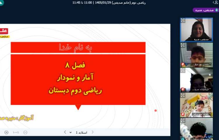 برگزاری کلاس آنلاین 6