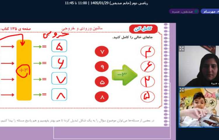 برگزاری کلاس آنلاین 7