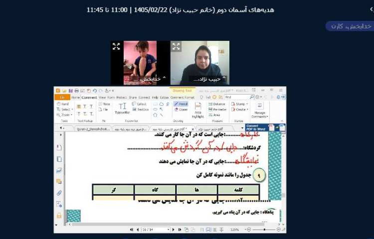برگزاری کلاس آنلاین 7