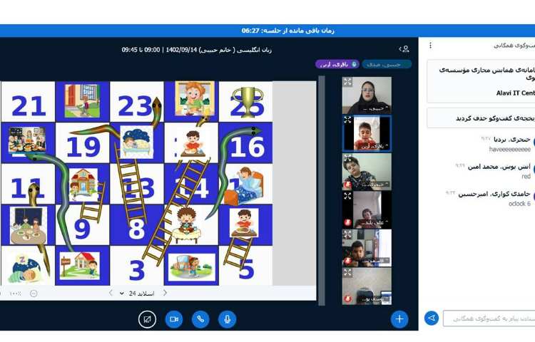 برگزاری کلاس آنلاین