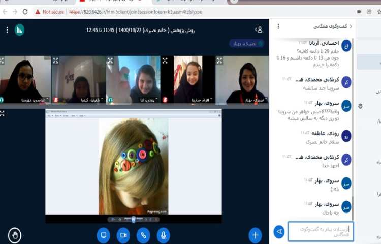 برگزاری کلاس روش پژوهش با عنوان دنیای دکمه ها 5