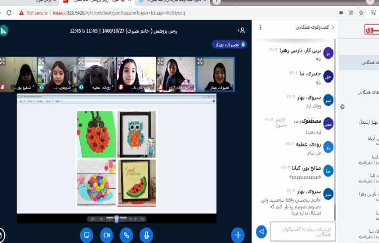 برگزاری کلاس روش پژوهش با عنوان دنیای دکمه ها 7