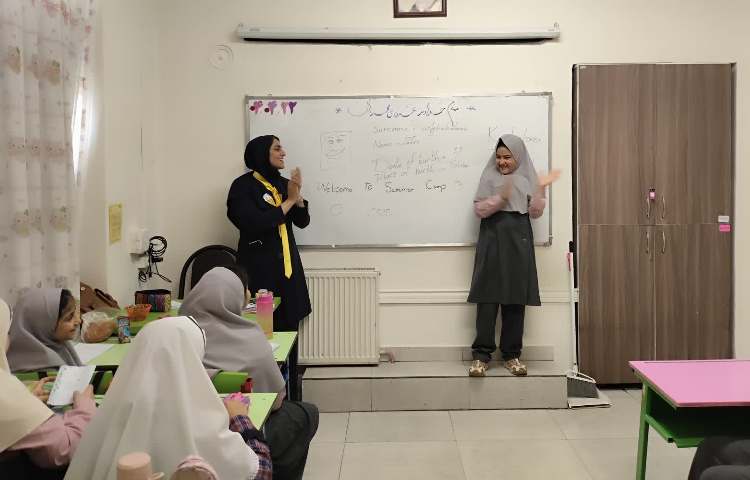 برگزاری کلاس زبان و انجام فعالیت 1