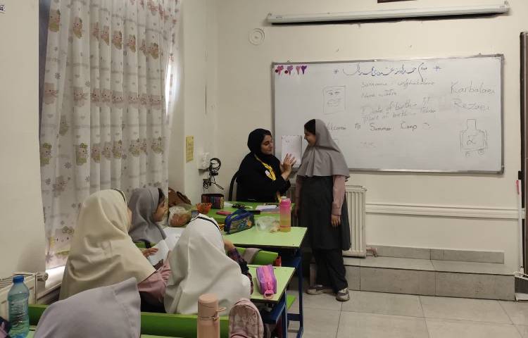 برگزاری کلاس زبان و انجام فعالیت 2
