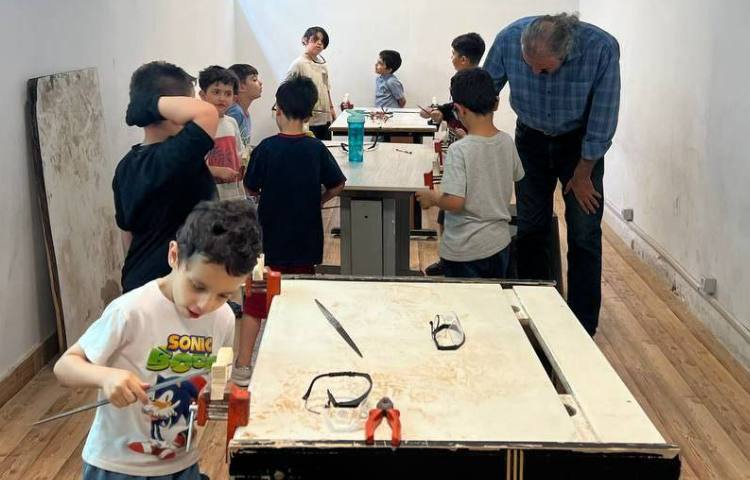 برگزاری کلاس ماهی چوبی - اول باراد در دبستان علوی نوین 1