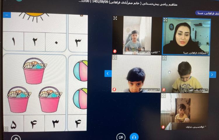 :برگزاری کلاس های پایه، زبان و فوق برنامه و تبریک روز پرستار در کلاس های آنلاین دبستان علوی 15