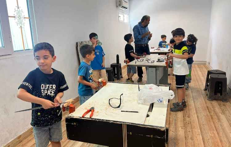 برگزاری کلاس پرنده چوبی - دوم شایان در دبستان علوی نوین 1