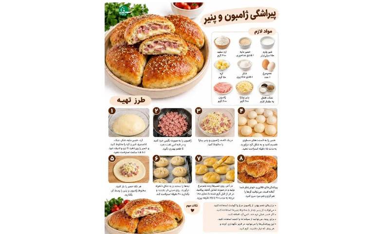 بهداشت: تغذیه مدرسه با طعم پیراشکی‌های خونگی؛ یک ایده خوشمزه و ساده