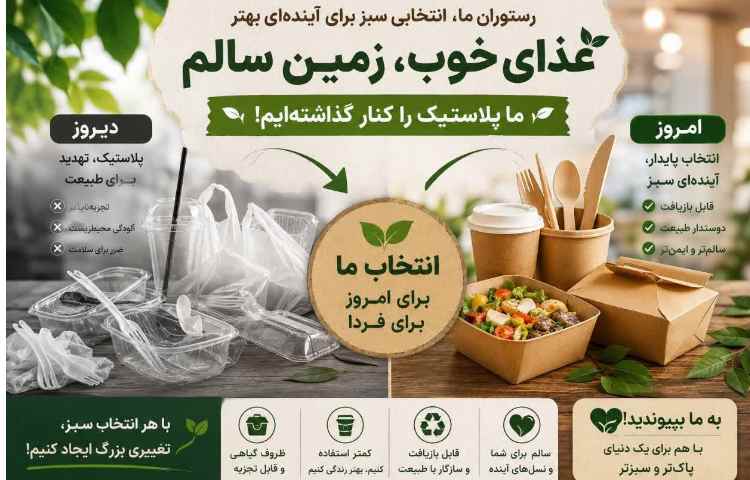 بهداشت غذای خوب بدون پلاستیک 1