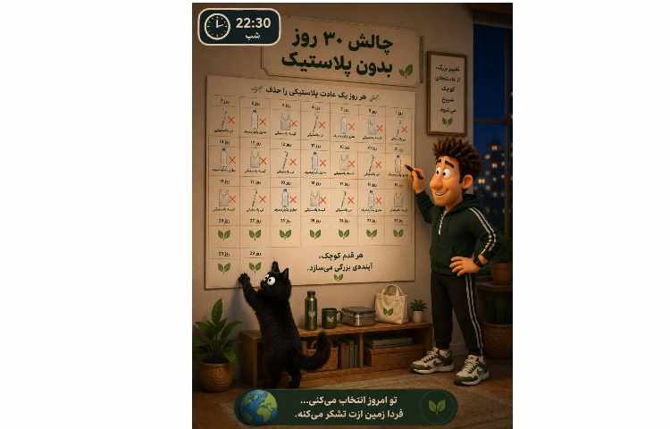 بهداشت 30 روز بدون پلاستیک 1