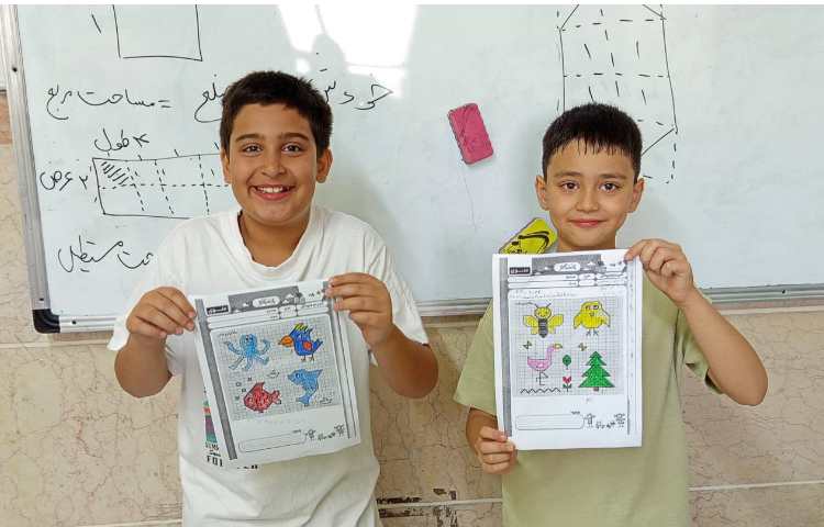 به دست آوردن مساحت شکل های مختلف و حل کاربرگ مربوطه 4