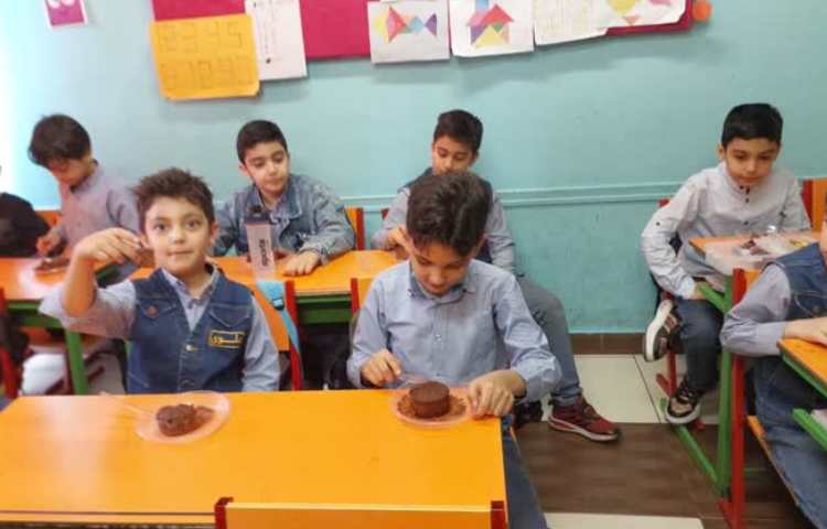 به وقت آموزش کسر با ریاضی خوشمزه به کمک کیک 3