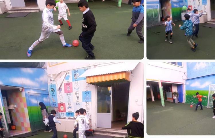 به وقت فوتبال در زنگ ورزش پایه دوم 1