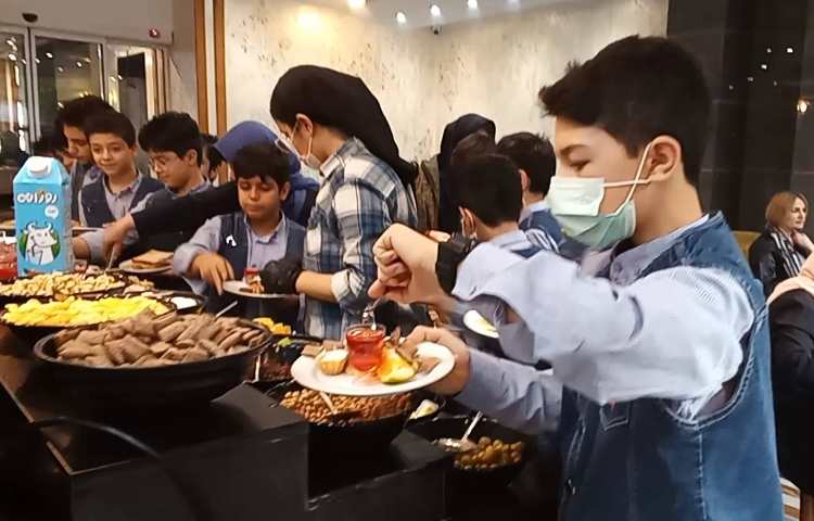 بوفه صبحانه 1