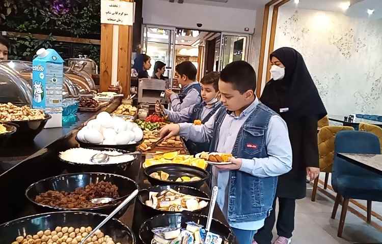 بوفه صبحانه