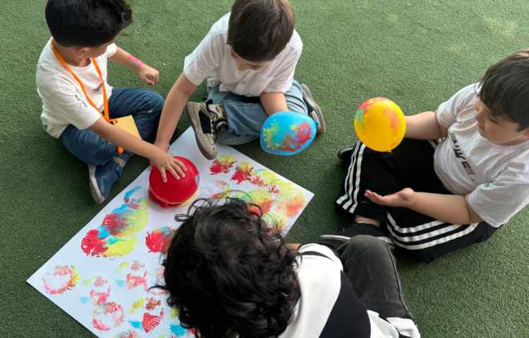 تابستانه:نقاشی بادکنکی 3