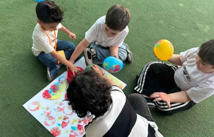 تابستانه:نقاشی بادکنکی 4