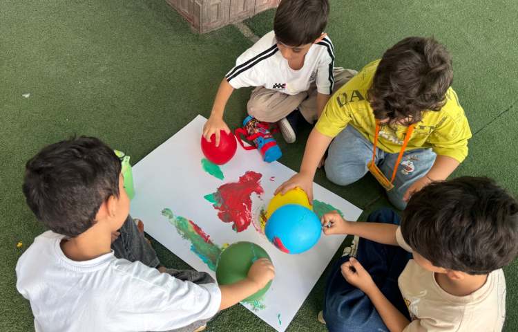 تابستانه:نقاشی بادکنکی 5