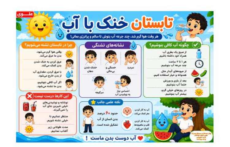 تابستان خنک با آب